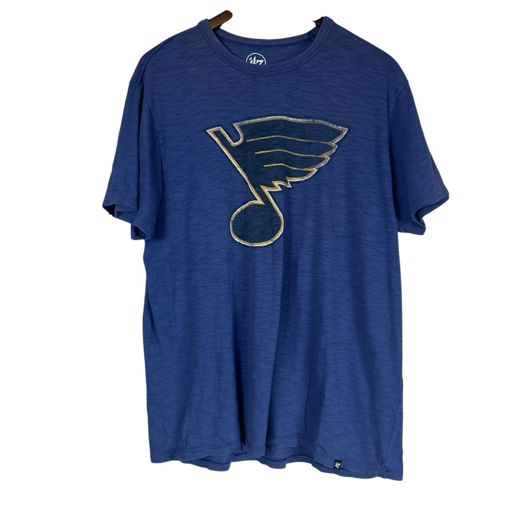 4/$25 47 St Louis Blues NHL blue short sleeve T-shirt L